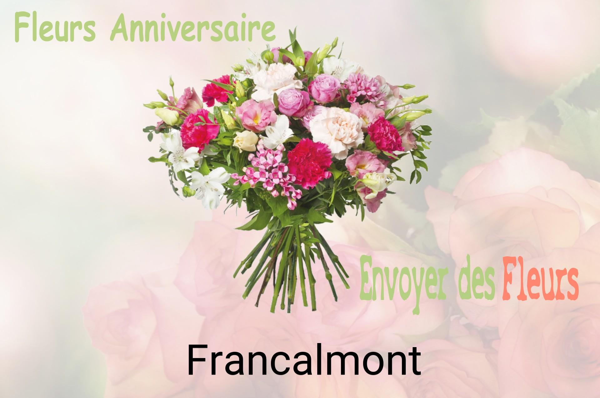 Bouquet de fleurs d’anniversaire livré à Francalmont