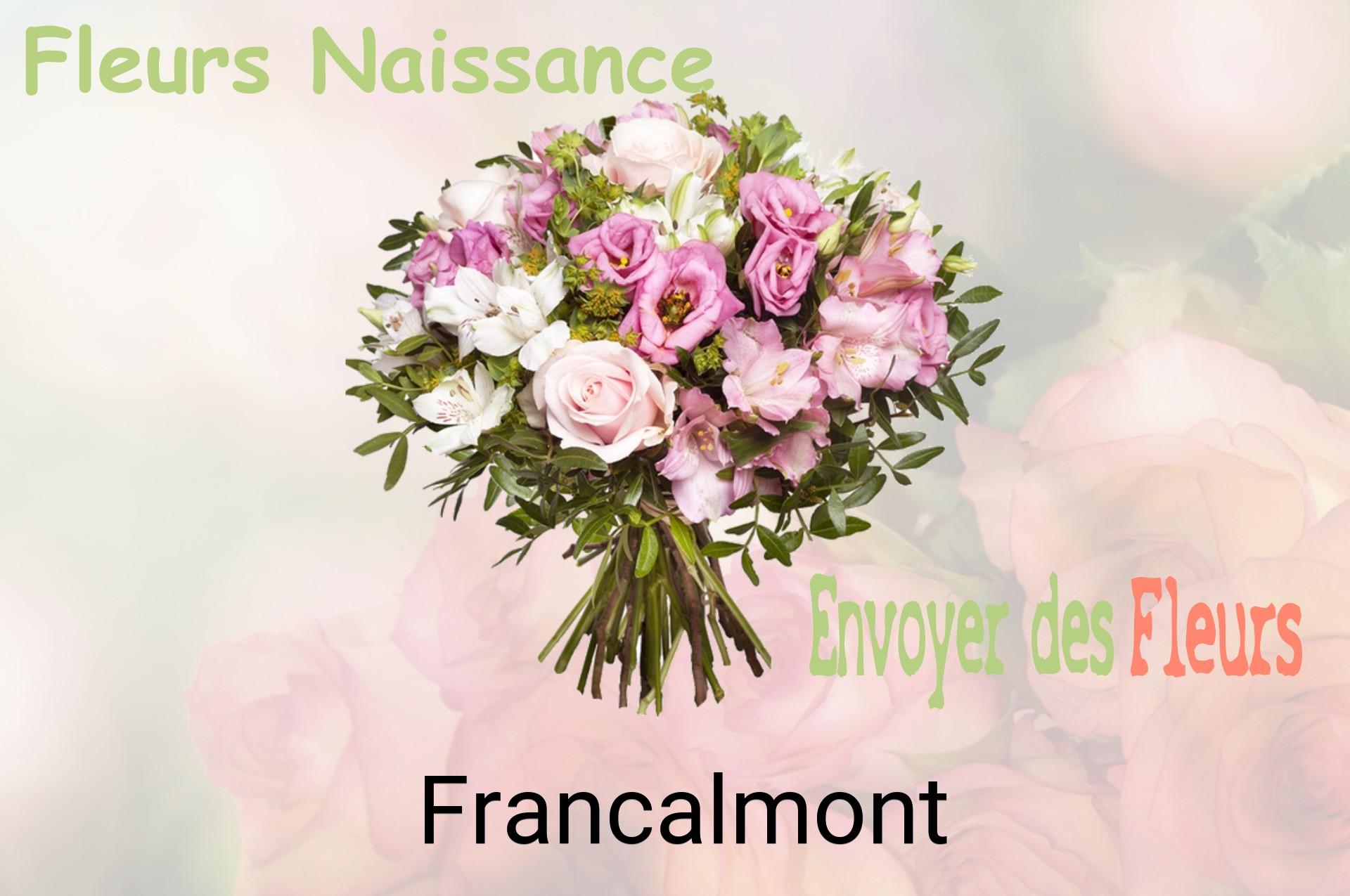 Bouquet de fleurs de naissance livré à Francalmont