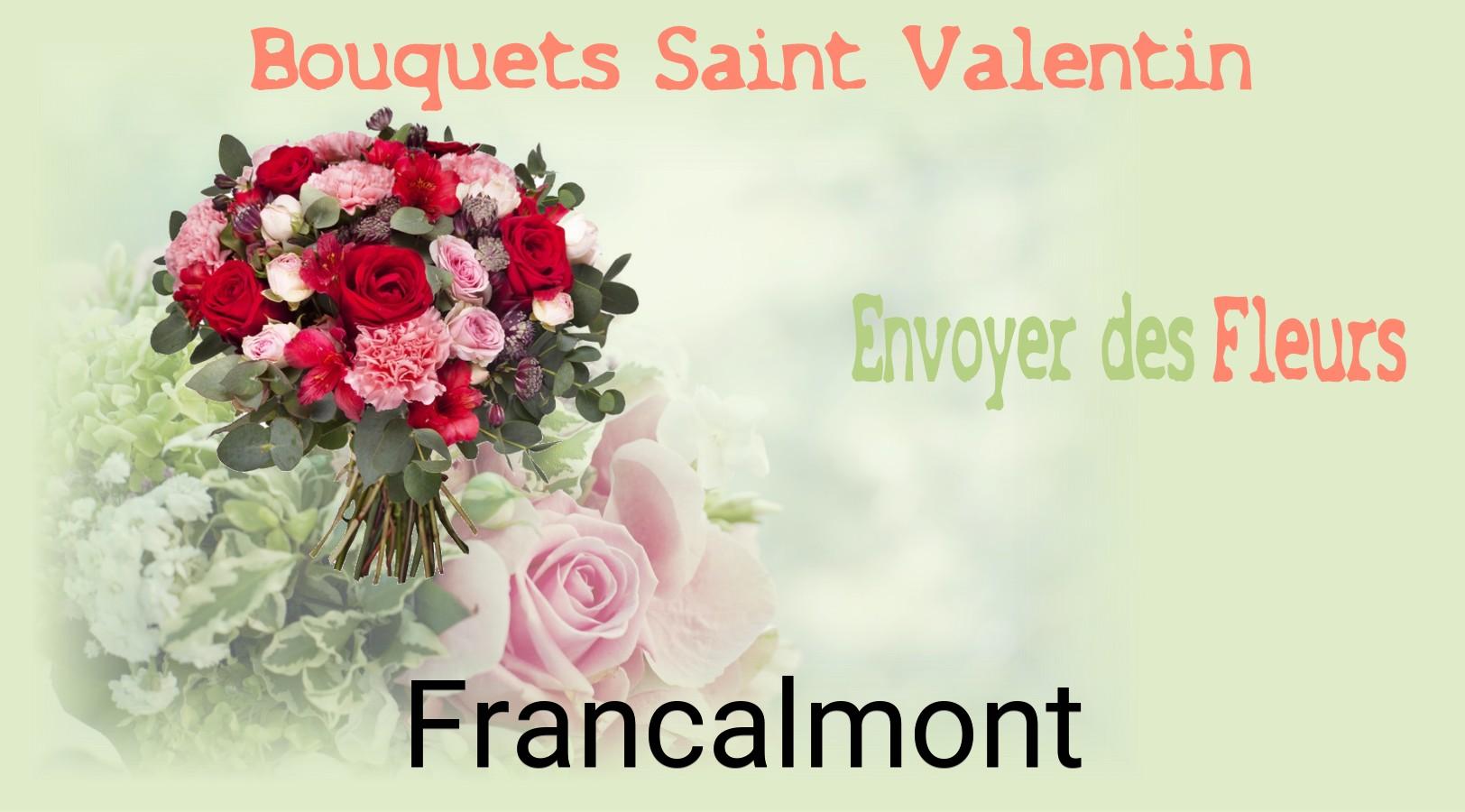 Roses de Saint-Valentin livrées à Francalmont